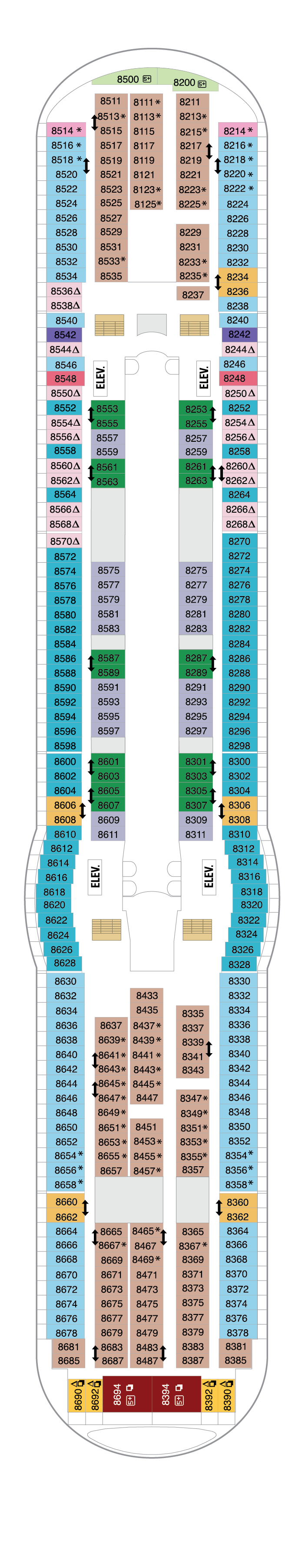 Deck 8 Map